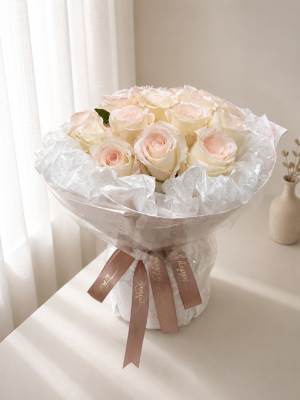 F.Flower Pure Romance Rose Bouquet