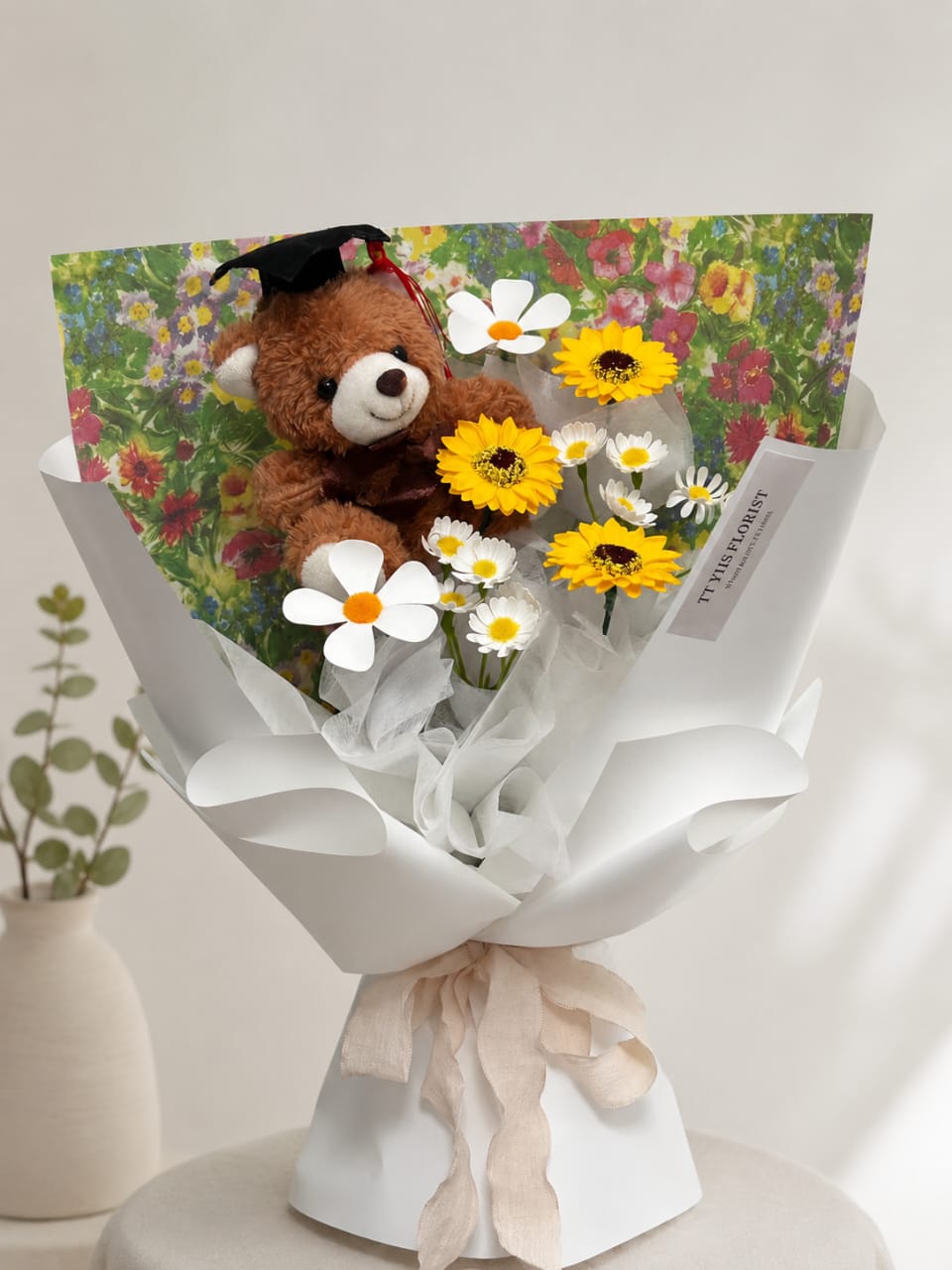 SF Graduation Sunshine Bear Bouquet