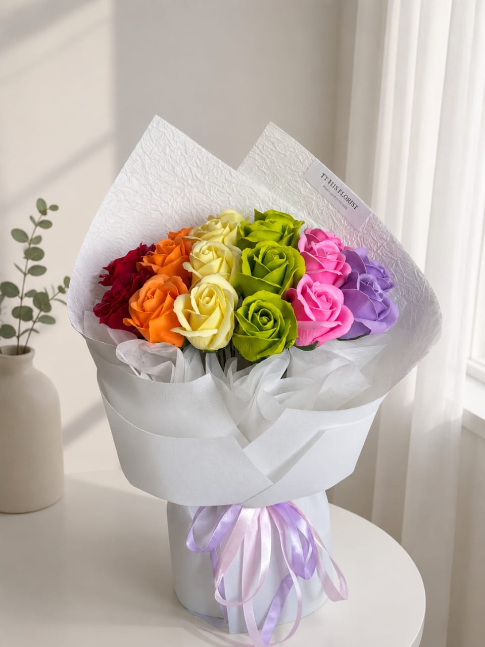 SF Rainbow Bliss Rose Bouquet 🌈彩虹欢愉玫瑰花束