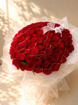 F.Flower Eternal Love Grand Rose Bouquet